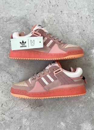 Кросівки adidas forum low bad bunny pink3 фото