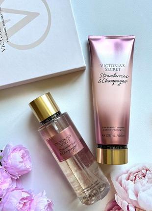 Спрей міст strawberry champagne вікторія сікрет victoria's victorias victoria secret