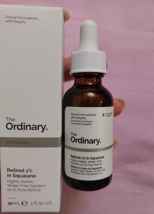 The ordinary - retinol 1% in squalane - сироватка з ретинолом 1% в сквалані - 30ml