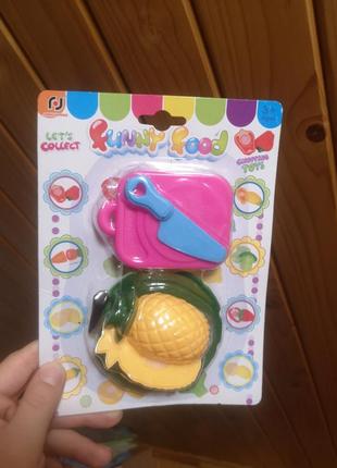 Новий набір продукти, кухонные приладдя, овочі фрукти на липучках