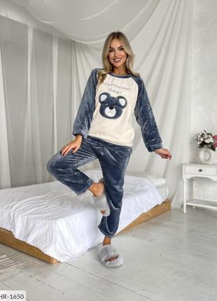 Тепла плюшева піжама, ідея для подарнку чи собі для затишку