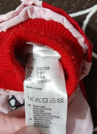 Варежки зимние не промокаемые на девочку 7-8 лет, фирмы hello kitty.