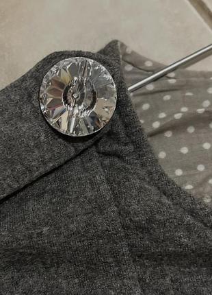 Кофта с камнями swarovski