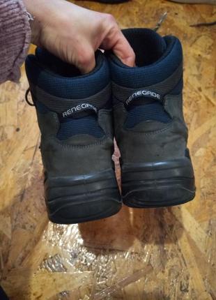 Трекинговые кожаные не промокаемые ботинки ботинки lowa gore-tex renegade7 фото