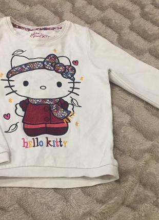 Дитяча кофта на флісі hello kitty