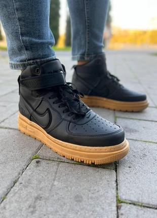 Кроссовки nike air force gore-tex(термо) 40-43, осень, мужская обувь1 фото