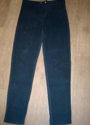 Брюки натуральная замша,высокая посадка