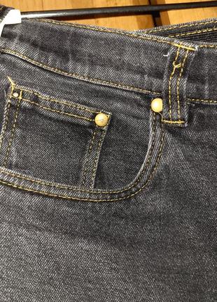 Женские осенние коттоновые джинсы батального размера (50 европейский) нижняя5 фото