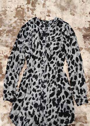 Сукня туніка леопард