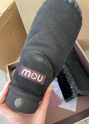 Сапоги зимние, угги, mou 39/38 р. новые. италия