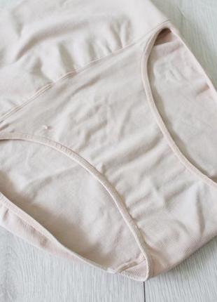 Бежеві високі корректуючі трусики lingerie5 фото
