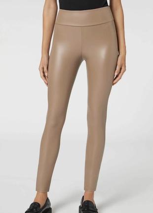 🔥🔥шикарные кожаные термо леггинсы calzedonia!