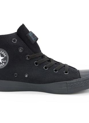 Кеды converse высокие полностью черные 40. размеры в наличии: 40, 41, 44, 45.