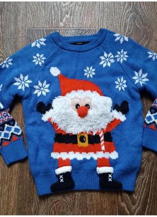 Новорічний светр george 4-5 років