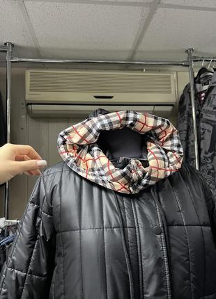 Довга куртка плащ тепла великі розміри турція зима6 фото