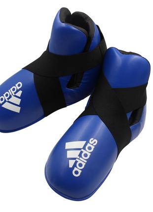 Защита стопы super safety kicks с лицензией wako | синий | adidas wakob01