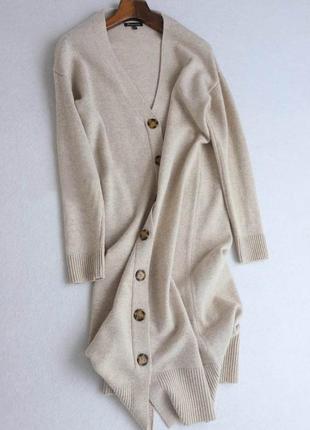 Вовняна сукня-светр на гудзиках massimo dutti8 фото