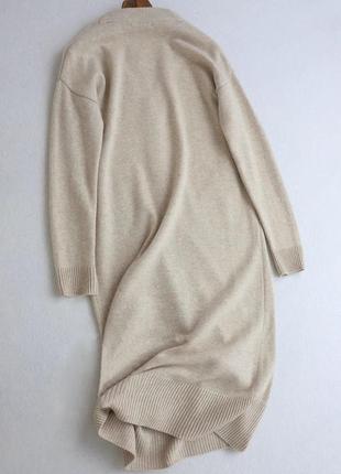 Вовняна сукня-светр на гудзиках massimo dutti9 фото