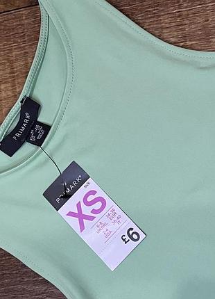 Зелений базовий боді майка боксерка футболка топ 4