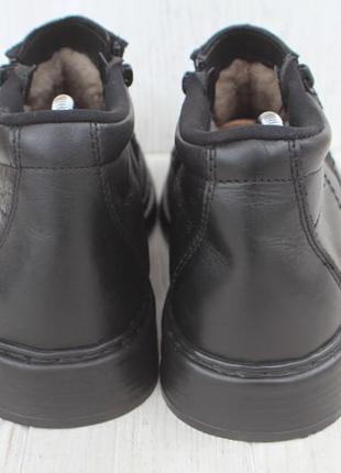 Зимние ботинки rieker кожа германия 41р натур мех6 фото