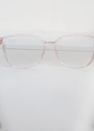 Очки женские для зрения с белой линзой, с диоптриями