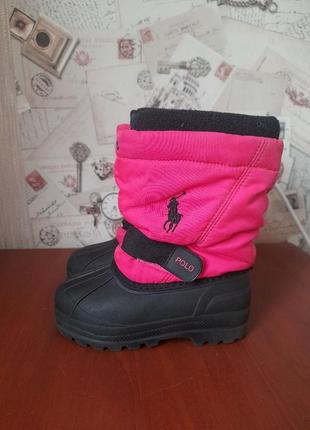 Сапоги, сноубутсы polo. размер 27-28 (стелька 17 см). .