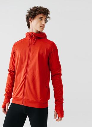 Куртка чоловіча run warm+ для бігу - червона - s