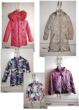 Куртки лотом курточка куртка зимова демісезонна для дівчинки.1 фото