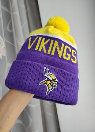 Шапка new era minnesota vikings nfl оригинал 54-60 nba mlb nhl