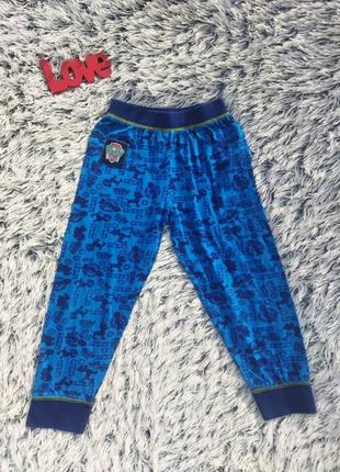 Детские синие пижамные штаны щенячий патруль,paw patrol
