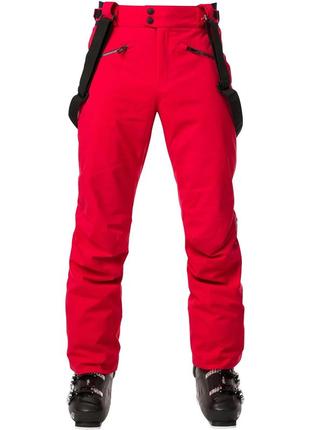 Костюм чоловічий rossignol embleme ski jkt dark navy + classique pant neon red розмір s3 фото