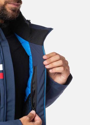 Костюм чоловічий rossignol embleme ski jkt dark navy + classique pant neon red розмір s6 фото