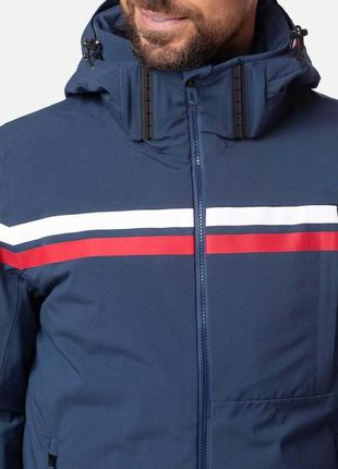 Костюм чоловічий rossignol embleme ski jkt dark navy + classique pant neon red розмір s7 фото