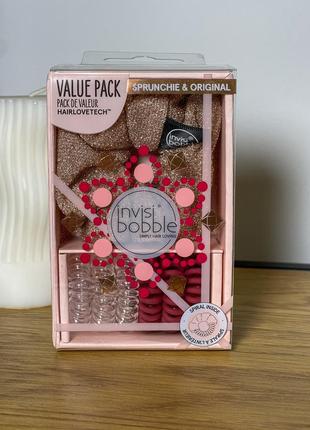 Набір резинок для волосся invisibobble british royal duo queen for a day