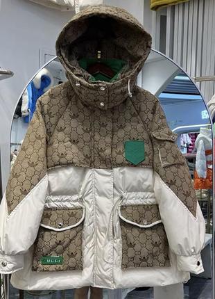 Зимова куртка gucci/adidas