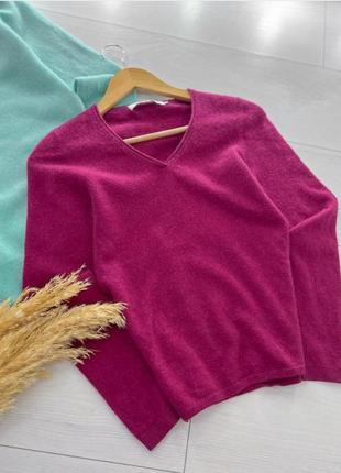 Кашемировый свитерик цвета марсала1 фото