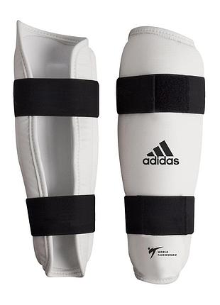 Защита голени для тхеквондо с лицензией wt | белая | adidas aditsp01