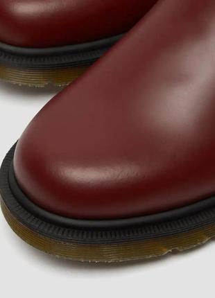 Ботинки dr. martens 2976 cherry red smooth 118536006 фото