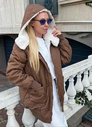 Куртка-парка женская демисезонная