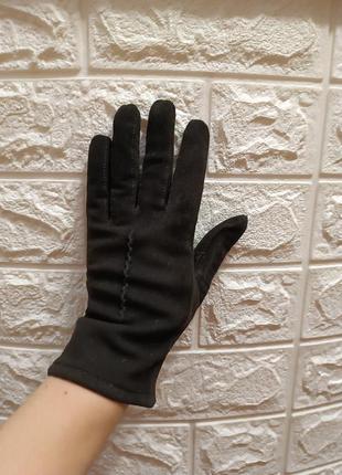 Шкіряні рукавички, рукавиці з шерстю м1 фото