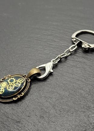 Брелок в стиле стимпанк steampunk на ключе, рюкзак, сумку