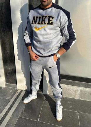 Новый мужской спортивный костюм "nike" на флисе на осень/зима