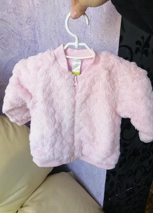 Бомбер (куртка, кофта) 0-3мес (62см)