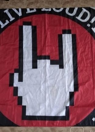 Большой флаг emp live loud 95x150