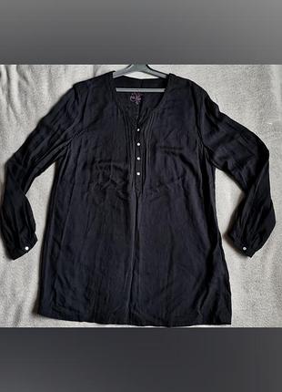Туника рубашка, распашонка, новая, 42-44, xl-xxl, качественная ниспадающая ткань. вещь обычная но подойдет и для беременных.