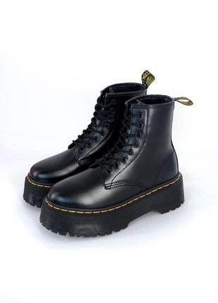 Зимові чоботи dr martens 1460 bex black fur6 фото