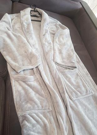 Теплый плюшевый халат