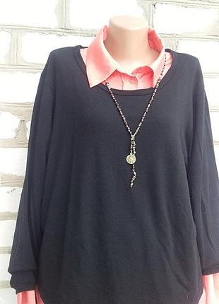 Glowing sky merino термововна світшот лонгслів plus size светр джемпер