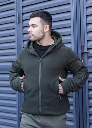 Мужская толстовка с капюшоном pobedov explorer цвета хаки