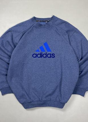 Вінтажний світшот adidas vintage бутлєг1 фото